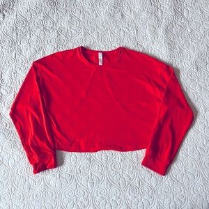 NWOT Lululemon cropped running top size 10